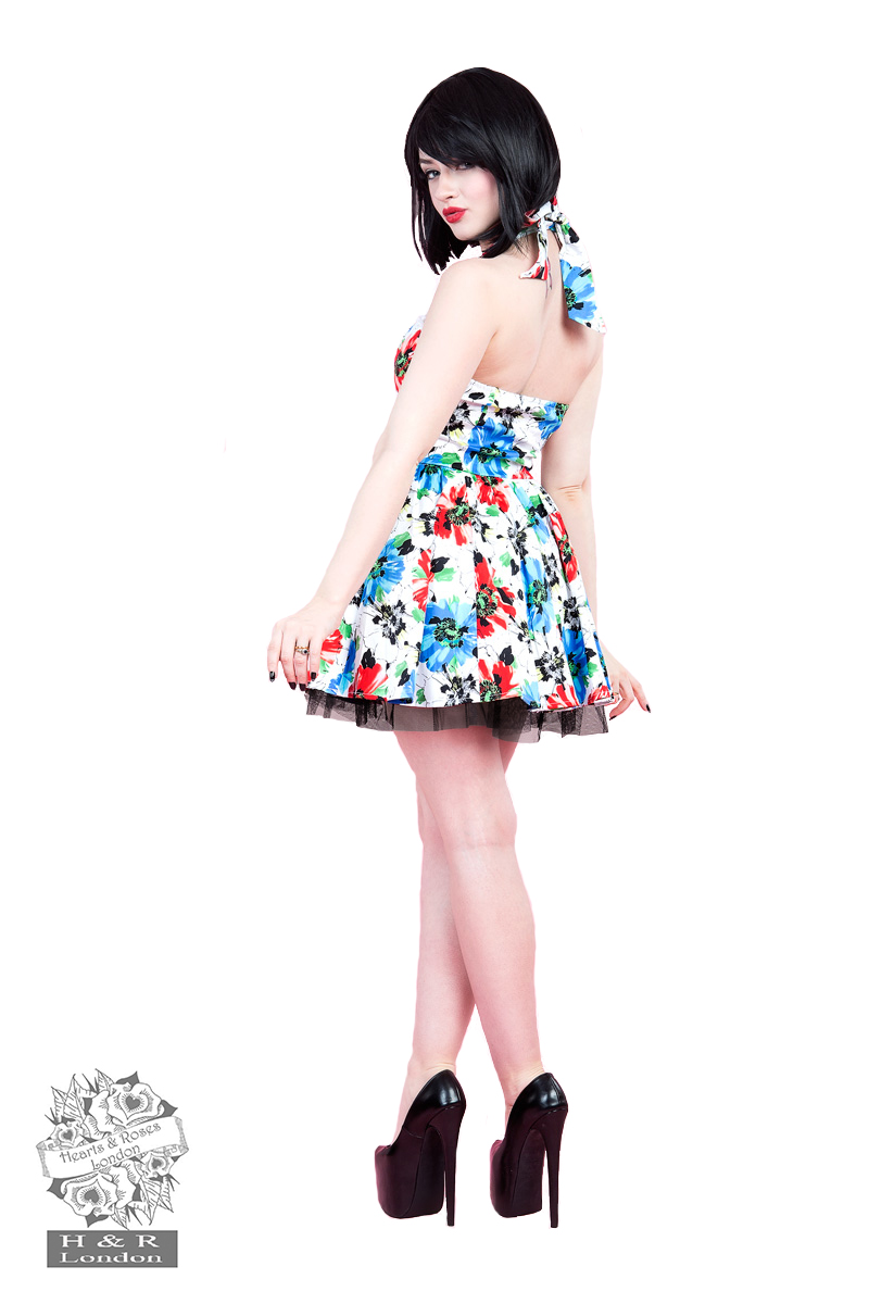 Blue Hardy Geraniums Short Dress